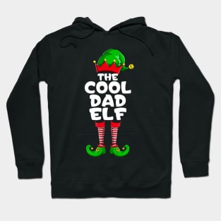 Cool Dad Elf Matching Family Group Christmas Party Pajama Hoodie